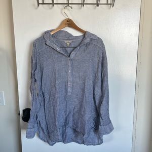 lucky brand striped top ~ XL